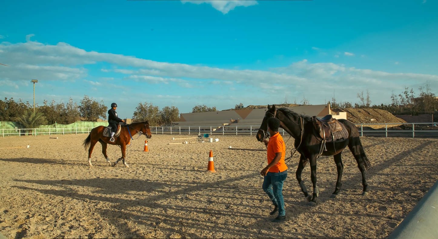 Horseback riding at Al Jazeera Equestrian Center